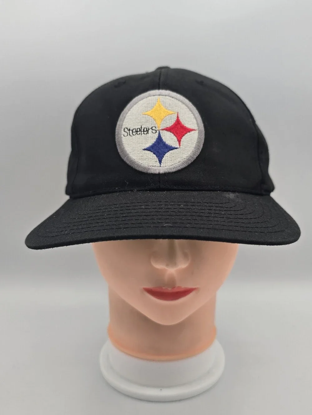 Vintage Annco Pittsburgh Steelers Black Adjustable Snapback Hat